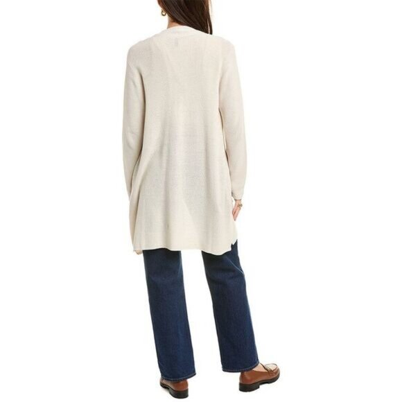 Eileen Fisher Long Open Cardigan - Picture 6 of 9